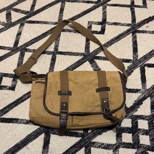 Goodfellow & Co Brown Canvas Messenger Bag